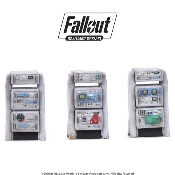 Fallout: Wasteland Warfare - Terrain Expansion: Heavy Consoles - Modiphius - FashionsVida