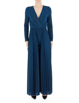 Jumpsuit con drappeggio PAVONE M - Rinascimento - FashionsVida
