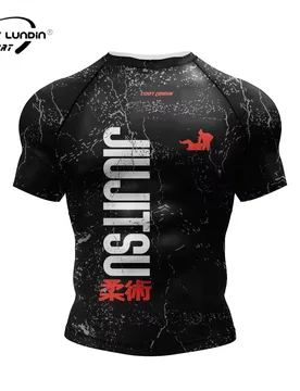 Cody Lundin MMA Rash Guard Men's Brazilian Jiu-Jitsu Fighting T-Shirt Fitness Training Jogging Tight Short Sleeves Muay Thai Tee - Aliexpress - FashionsVida