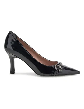 Décolleté nere lucide a punta con dettaglio catena 3866MS 41 - PITTARELLO GLAM - FashionsVida