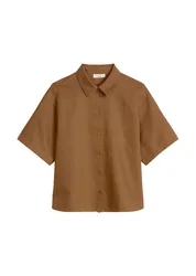 Woven Blouses Shortsleeve female
