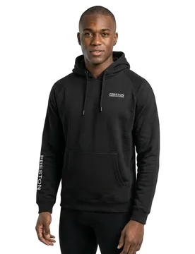 French Terry Hoodie Black M Men - Preston Innovations - FashionsVida