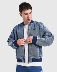 Mens SST Gothic Denim Track Top - Blu, blu blu Uomo taglia XS