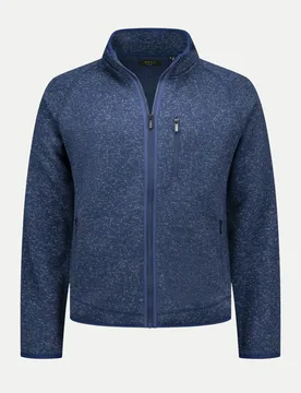 Fleecejacke mit Reißverschluss Blau XL - NZA New Zealand Auckland - FashionsVida