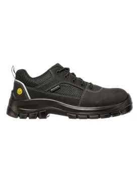 Scarpe Antinfortunistiche Nere Work: Trophus ST S1 P FO SRA ESD 42 - Skechers - FashionsVida