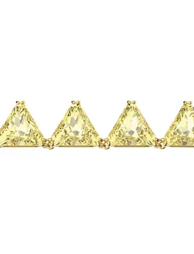 Extender Matrix, Taglio triangolo, Giallo, Finitura oro 18K OS - Swarovski - FashionsVida