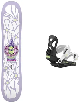 Ski Set inkl. Bdg. All-Mountain Snowboard Pack Grace 2027 Violett - Salomon - FashionsVida