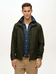 Utility Windbreaker Jacket Green male