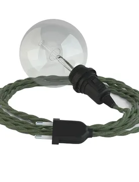 Cables Lampe Suspendue Pour Abat-jour Tc63 5 M Green / Black One Size - Creative - FashionsVida