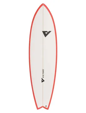 Planche De Surf Long Fish Epoxy 7´2 Matt Red 218.44 cm unisex - Victory - FashionsVida