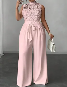 Mono elegante y casual sin mangas para mujer talla grande 2XL - Shein - FashionsVida