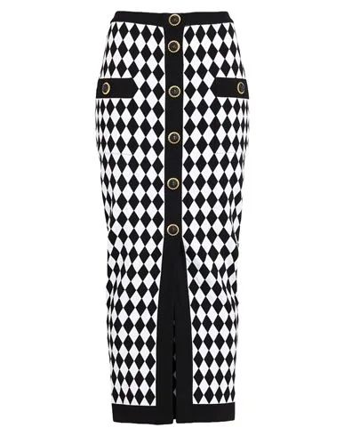 Midi-Rock Damen Schwarz 34,36,38 Damen - Balmain - FashionsVida
