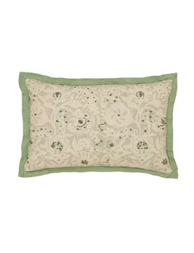 Provence Tapestry Square Cushion Green Mix - Joules - FashionsVida
