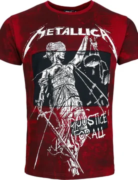T-Shirt - EMP Signature Collection - S bis 3XL - für Männer - Größe L - dunkelrot - EMP exklusives Merchandise! - Männer - male - Metallica - FashionsVida