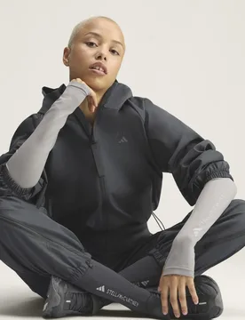 Track Jacket by Stella McCartney S Black - Adidas - FashionsVida