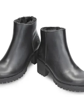 Botines en piel con forro de pelo sintético - Panama Jack - FashionsVida