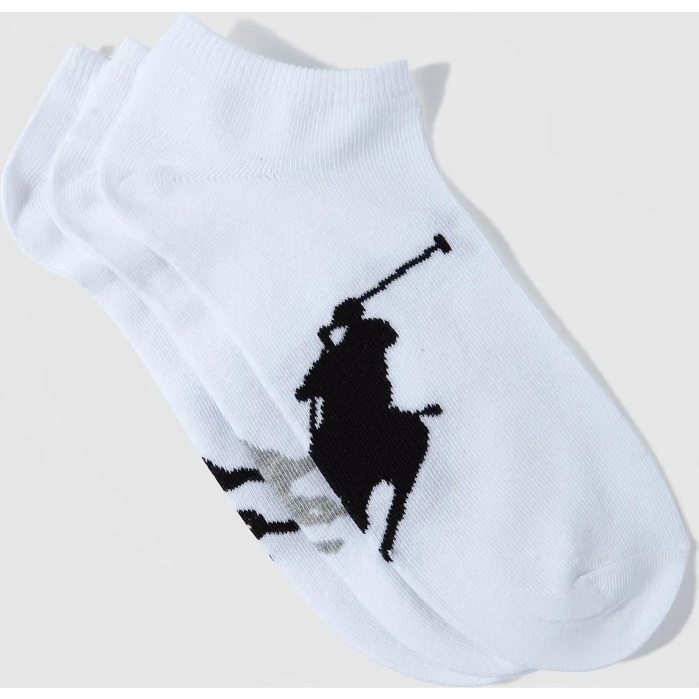 Pack de tres calcetines de hombre tobilleros - Polo Ralph Lauren - FashionsVida