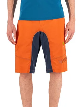 Pantaloni Corti Ballistic Evo Tangerine Tango / Outer Space / Moroccan Blue - karpos - FashionsVida