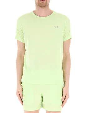 T-shirt tessuto tecnico VERDE FLUO SM - Under armour - FashionsVida