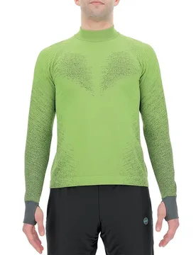 Running Exceleration Long Sleeve T-shirt Yellow Fluo / Black 2XL Men - Uyn - FashionsVida
