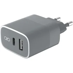 Cargador Doméstico Dual Force USB A+C Power Delivery 45 W