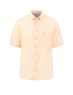 Camicia di lino arancione M - Fynch-Hatton - FashionsVida
