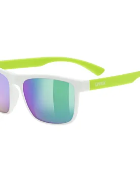 Occhiali Da Sole Rookie White Lime Matt - Uvex - FashionsVida