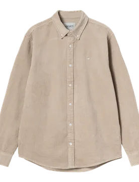 L/S Madison Cord Shirt Wall S Herren - Carhartt WIP - FashionsVida