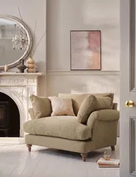 AND STONEHOUSE Isla Snuggle Chair Khaki