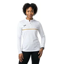 Felpa Con Mezza Zip Record Iii White L