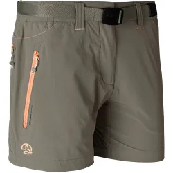 Friza pantalón corto montaña mujer Verde (L)
