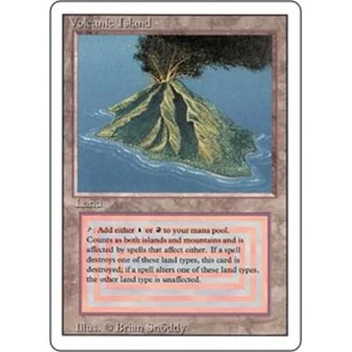 Volcanic Island Revised (3rd Edition) - Magic: The Gathering - FashionsVida