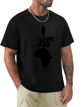Live Aid Concert T-Shirt Big Size Simple T-Shirt - Aliexpress - FashionsVida