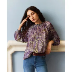 Blusa Georgette estampada
