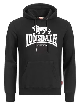 Sweat à Capuche Fremington Black / White 3XL - Lonsdale - FashionsVida