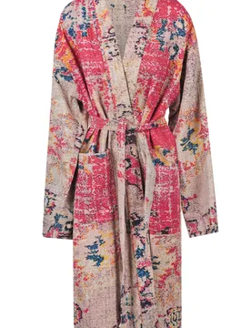 Kimono - 470163 - Grigio/Rosa - LA FEMME BLANCHE - FashionsVida