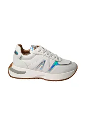 Scarpe Donna Hyde Woman-White iride silver