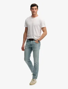 Superdry Herren Organic Cotton Vintage Slim Straight Jeans Light Blue - Größe: 30/32 - 94.99 - FashionsVida