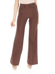 Pantalone flare MARRONE 38