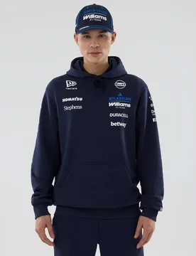 Williams Racing 2026 F1 Men's Team Hoodie - Navy S male - Castore - FashionsVida