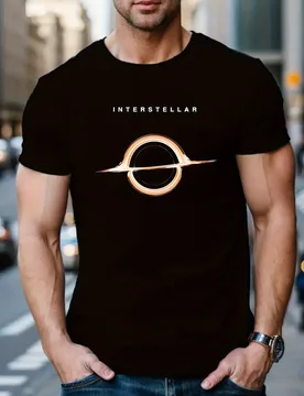 Interstellar Planet Printed T-Shirt 100% Cotton O-Neck Short Sleeve Summer Casual Mens T-shirt Streetwear - Aliexpress - FashionsVida
