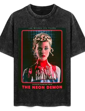 Red Woman The Neon Demon T-Shirt Casual Fashion Short Sleeve Cotton T-Shirt - Aliexpress - FashionsVida