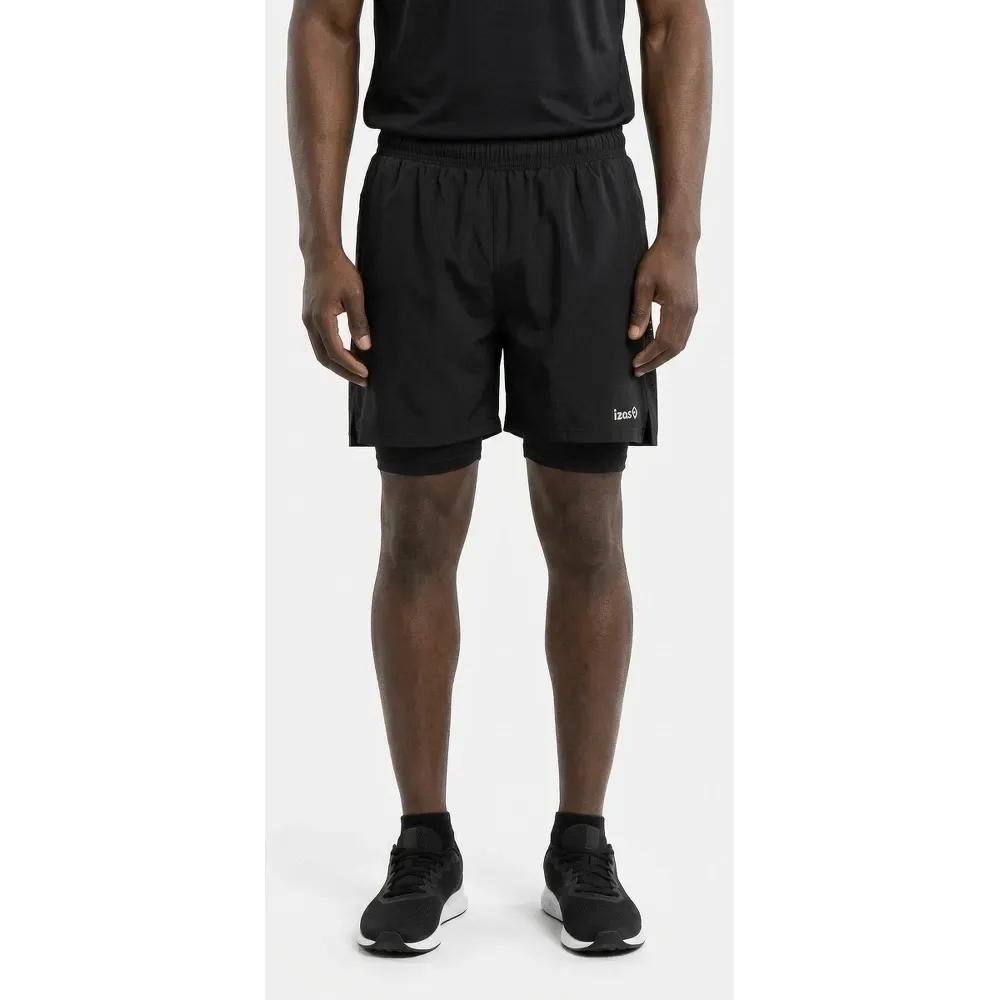 Pantaloni Corti Coral Black / Black M - Izas - FashionsVida