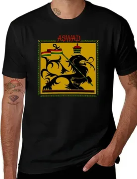 Aswad Reggae T-Shirt baggy shirts cute tops aesthetic clothes Aesthetic clothing t shirts for men graphic - Aliexpress - FashionsVida