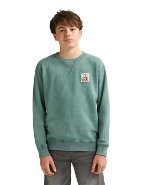 Felpa B-1060-swr311 Oil Green 13-14 Anni - Petrol industries - FashionsVida