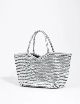Bolso de hombro de mujer grande piel trenzada - Bimba y Lola - FashionsVida