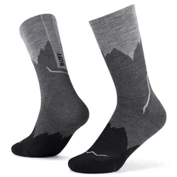 ® Calzini Crew Merino Lightweight Black EU 42-44