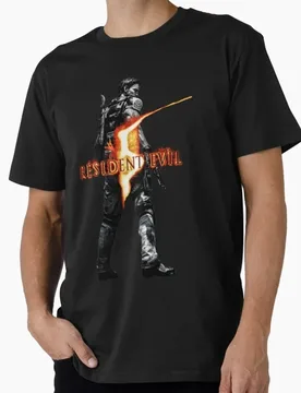 RESIDENT EVIL 5 - Chris 90s Horror Survival Game T shirt Unisex Gamer Tee Short Sleeve Graphic clothes All Size S-6XL - Aliexpress - FashionsVida