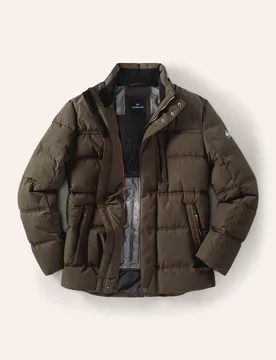 Steppjacke Thermozone, #normale Größen#untersetzte Größen, Farbe Grün, 58, wärmende Down-touch-Füllung zusätzliche Thermozonen Herren - Walbusch - FashionsVida