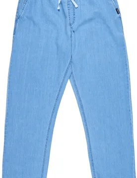 Jean en coton - Taxer Regular Denim Pant 2001 Stone Wash en Coton - Taille L - Bleu - Quiksilver - FashionsVida